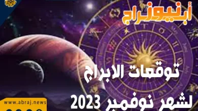 توقعات الابراج لشهر نوفمبر 2023