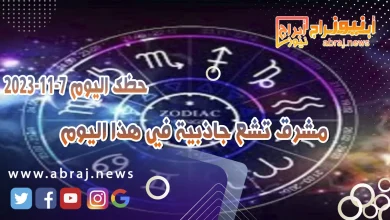 حظك اليوم الثلاثاء 7 نوفمبر 2023 .. مشرق تشع جاذبية في هذا اليوم 8 حظك اليوم 7-11-2023