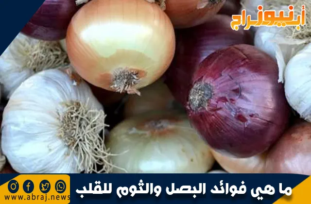 ما هي فوائد البصل والثوم للقلب