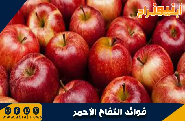 فوائد التفاح الأحمر: غذاء صحي لجسمك وعقلك 1 فوائد التفاح الأحمر
