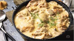 طريقة عمل دجاج بالكريمة والفطر -ابراج نيوز 5 دجاج بالكريمة والفطر